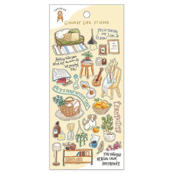 Interior Choosy Life Sticker | tarra-arkki | Mind Wave