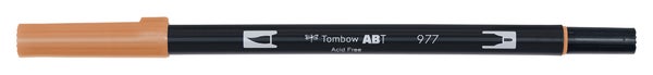 Saddle brown ABT-977 Tombow dual brush
