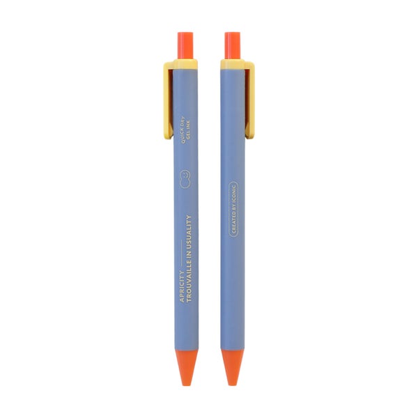 0.38 Bubbly Gel Pen Indi Blue | black ink