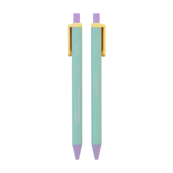 0.38 Bubbly Gel Pen Vintage Mint | black ink | Iconic