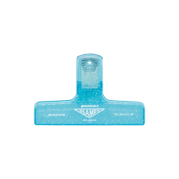 Plastic Clip / Glitter light blue | Penco