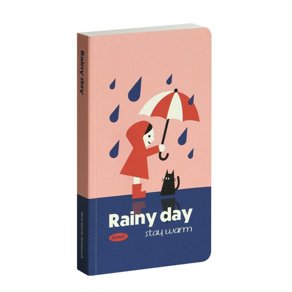 Slow Handy Notebook (Lined) 05 Rainy Day