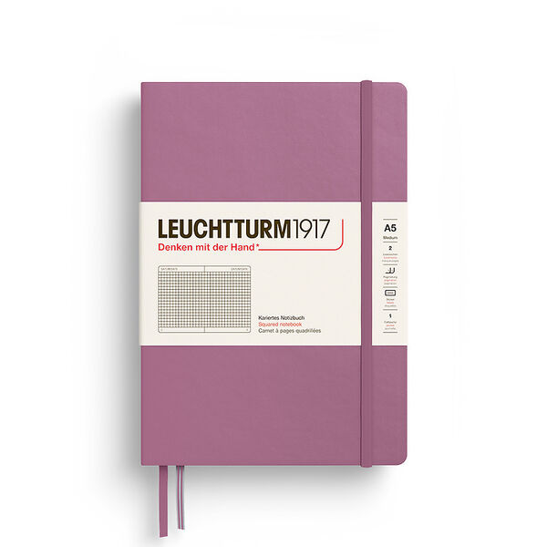 A5 grid Dusty Rose | hardcover | Leuchtturm1917