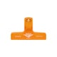 Plastic Clip / Glitter orange | Penco